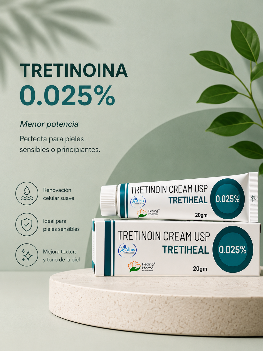 Tretinoina 0.025% - 20g